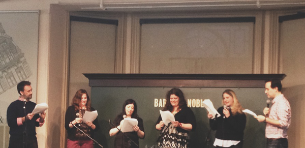 (Reader's Theater at B&N USQ. Photo courtesy of Hello, Chelly.)